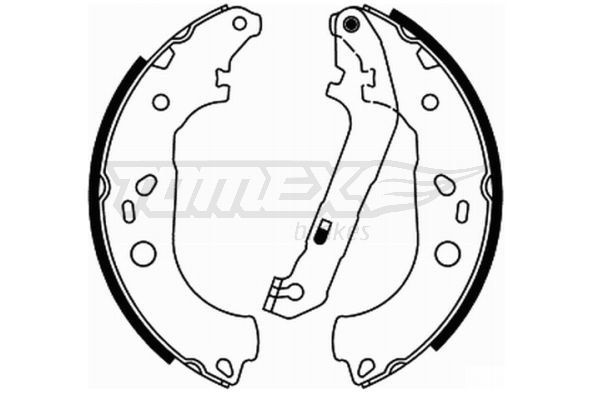 Brake Shoe Set TOMEX Brakes TX 21-95