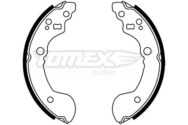 Stabdžių trinkelių komplektas TOMEX Brakes TX 22-31