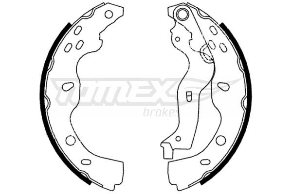 Stabdžių trinkelių komplektas TOMEX Brakes TX 22-38