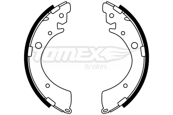 Stabdžių trinkelių komplektas TOMEX Brakes TX 22-40