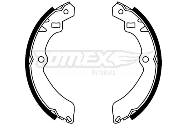 Stabdžių trinkelių komplektas TOMEX Brakes TX 22-46