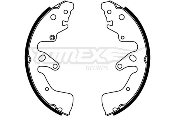 Комплект гальмівних колодок TOMEX Brakes TX 22-74