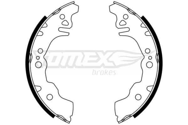 Brake Shoe Set TOMEX Brakes TX 23-08