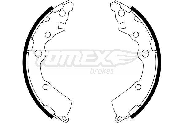 Комплект гальмівних колодок TOMEX Brakes TX 23-18