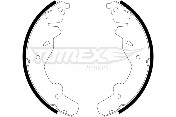 Brake Shoe Set TOMEX Brakes TX 23-19