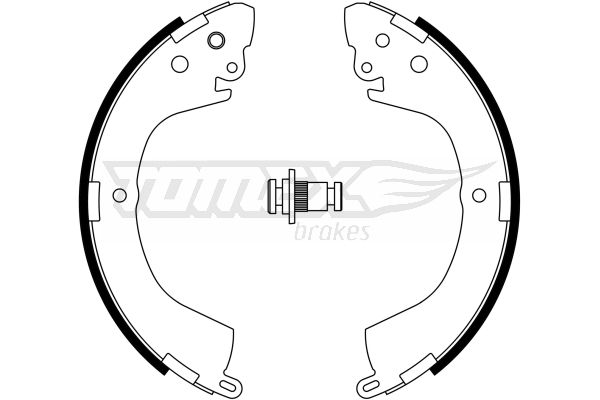 Комплект гальмівних колодок TOMEX Brakes TX 23-29