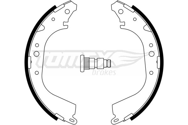 Stabdžių trinkelių komplektas TOMEX Brakes TX 23-35