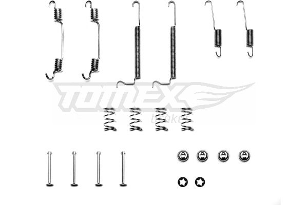 Комплект приладдя, гальмівна колодка TOMEX Brakes TX 40-04