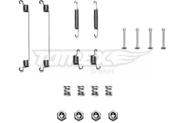 Комплект приладдя, гальмівна колодка TOMEX Brakes TX 40-09