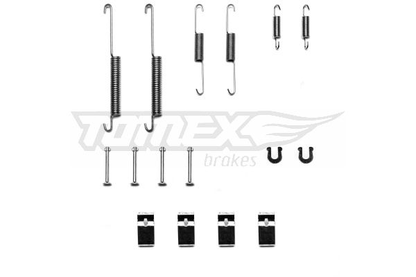 Комплект приладдя, гальмівна колодка TOMEX Brakes TX 40-17