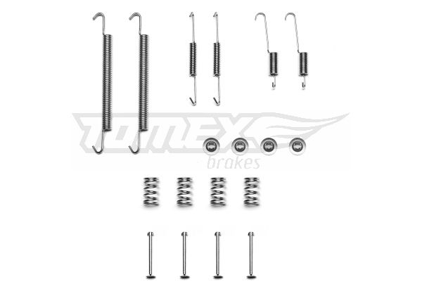 Priedų komplektas, stabdžių trinkelės TOMEX Brakes TX 40-60