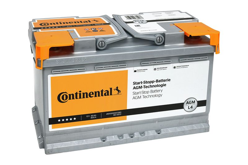 Starter Battery CONTINENTAL 2800012007280