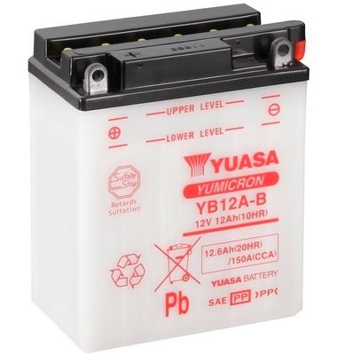 Batterie de démarrage YUASA YB12A-B