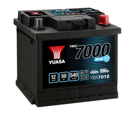 Starterio akumuliatorius YUASA YBX7012