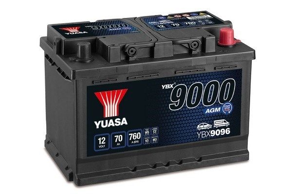 Стартерний акумулятор YUASA YBX9096