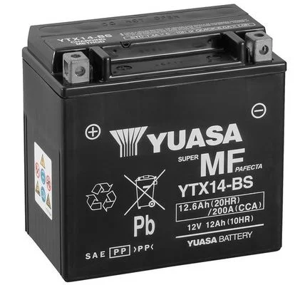 Starter Battery YUASA YTX14-BS