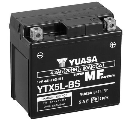 Стартерний акумулятор YUASA YTX5L-BS