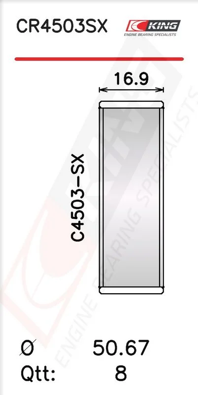 Švaistiklio indėklas KING CR4503SX