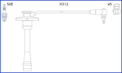 Uždegimo laido komplektas HITACHI 134130