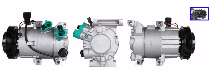 Компресор, система кондиціонування повітря LUCAS ACP01314