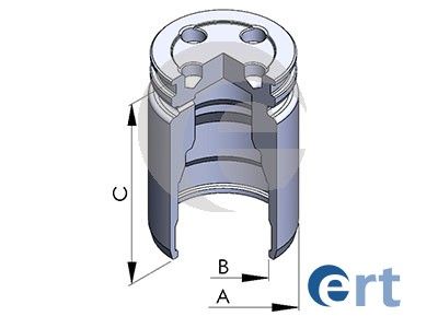 Piston, brake caliper ERT 150760C