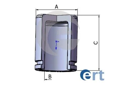 Stūmoklis, stabdžių apkaba ERT 150787-C