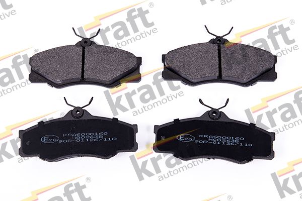 Brake Pad Set, disc brake KRAFT Automotive 6000160