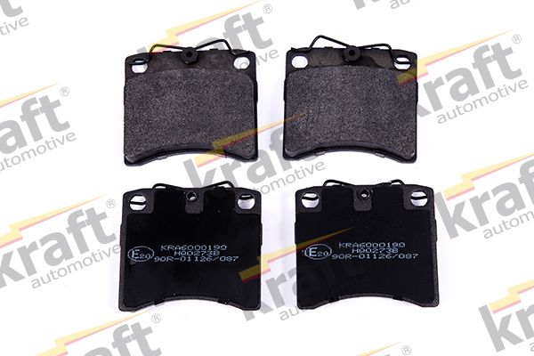 Brake Pad Set, disc brake KRAFT Automotive 6000190