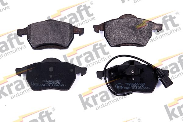 Brake Pad Set, disc brake KRAFT Automotive 6000325