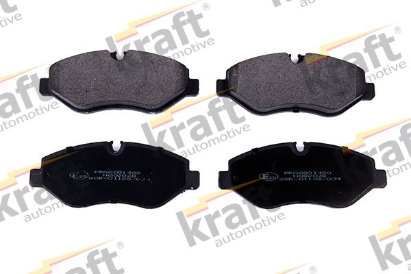 Brake Pad Set, disc brake KRAFT Automotive 6001400