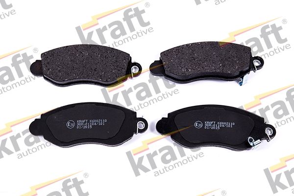 Brake Pad Set, disc brake KRAFT Automotive 6002110