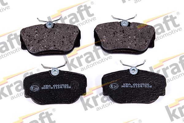 Brake Pad Set, disc brake KRAFT Automotive 6002520