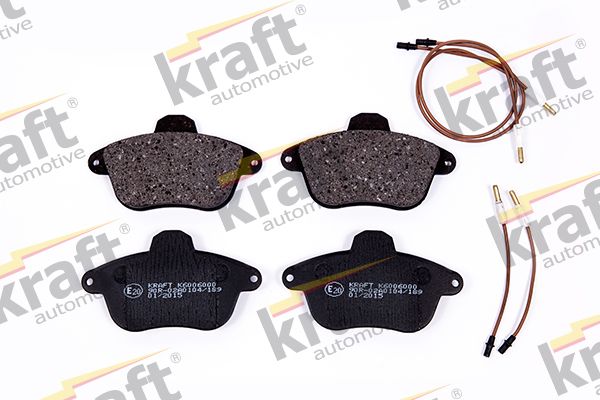 Brake Pad Set, disc brake KRAFT Automotive 6006000