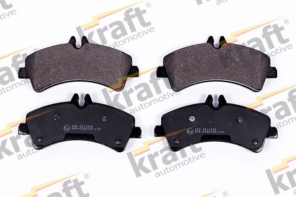Комплект гальмівних накладок, дискове гальмо KRAFT Automotive 6011092