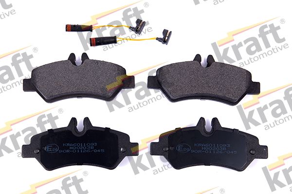 Brake Pad Set, disc brake KRAFT Automotive 6011093