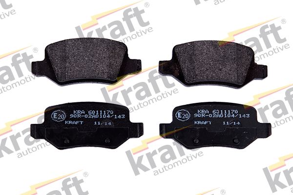 Brake Pad Set, disc brake KRAFT Automotive 6011170