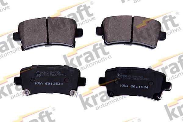 Brake Pad Set, disc brake KRAFT Automotive 6011534