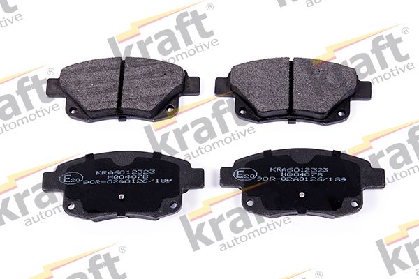 Brake Pad Set, disc brake KRAFT Automotive 6012323