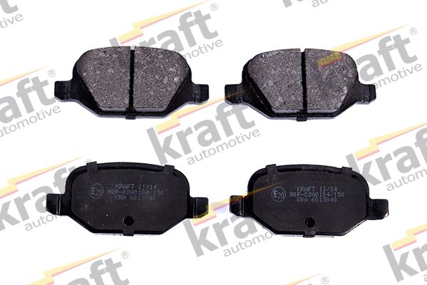 Brake Pad Set, disc brake KRAFT Automotive 6013040