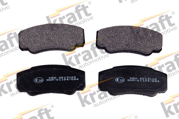 Комплект гальмівних накладок, дискове гальмо KRAFT Automotive 6013100