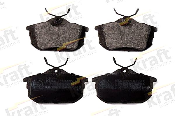 Brake Pad Set, disc brake KRAFT Automotive 6014250