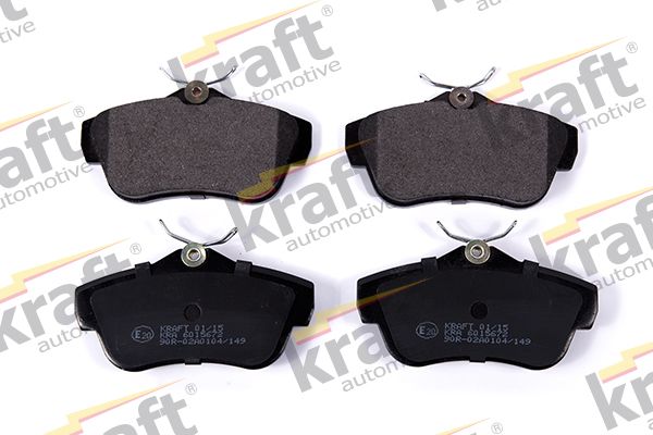 Brake Pad Set, disc brake KRAFT Automotive 6015672