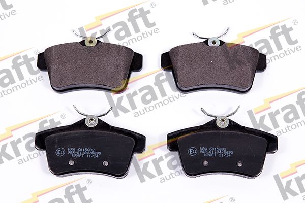Stabdžių trinkelių rinkinys, diskinis stabdys KRAFT Automotive 6015682