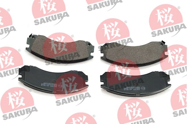 Комплект гальмівних накладок, дискове гальмо SAKURA 600-50-4280