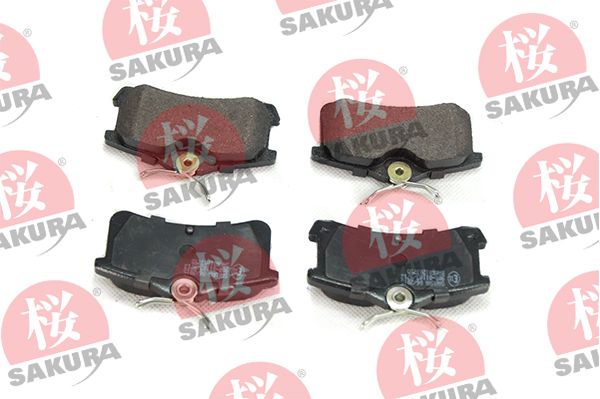 Brake Pad Set, disc brake SAKURA 601-20-3755