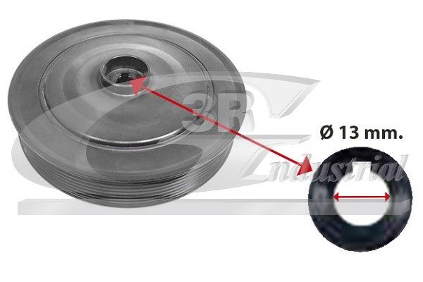 Deflection/Guide Pulley, timing belt 3RG 10652