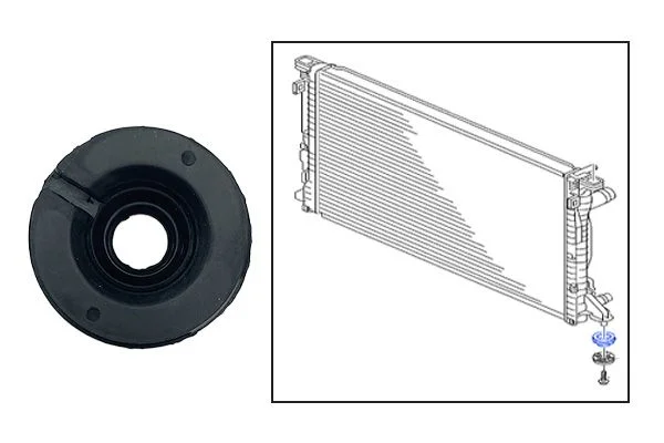 Mounting, radiator 3RG 83780