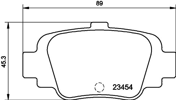 Комплект гальмівних накладок, дискове гальмо HELLA PAGID 8DB 355 011-551