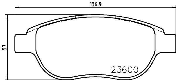 Stabdžių trinkelių rinkinys, diskinis stabdys HELLA PAGID 8DB 355 018-871