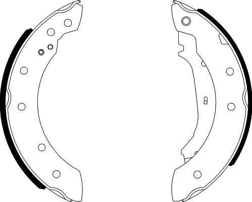 Brake Shoe Set HELLA PAGID 8DB 355 001-571